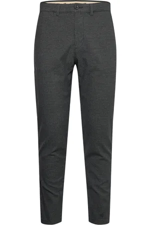 SELECTED Slh175-Slim Miles Hounds Pant Bottoms Trousers Chinos Grey