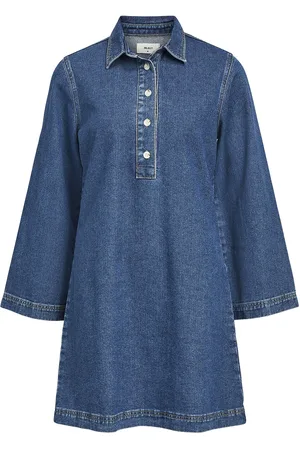 Object Objharlow L/S Shirt Dress E Div Dresses Shirt Dresses Blue