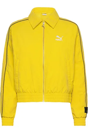 PUMA T7 Play.paris. Track Jacket Wv Sport Women Sport Clothing Sport Sweat-shirts & Hoodies Sport Sweat-shirts Yellow