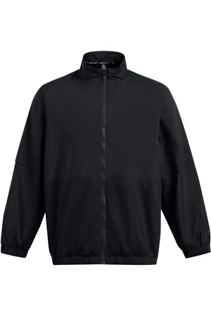Under Armour Ua Crinkle Woven Jacket Sport Men Sport Clothing Sport Outerwear Sport Jackets Sport Training Jackets Black