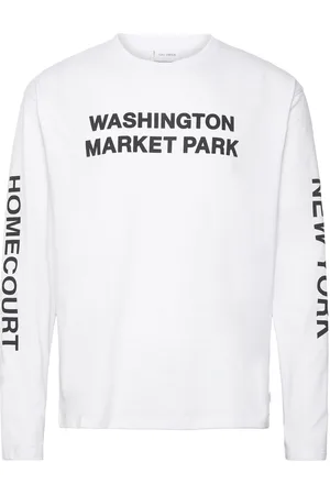 Les Deux Washington Ls T-Shirt Tops T-shirts Long-sleeved White