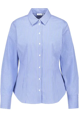 Gerry Weber Blouse 1/1 Sleeve Tops Shirts Long-sleeved Blue