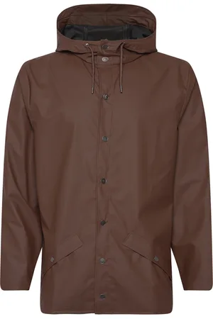 Rains Jacket W3 Outerwear Rainwear Rain Coats Brown