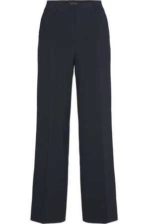 Gerry Weber Pant Leisure Long Bottoms Trousers Straight Leg Navy
