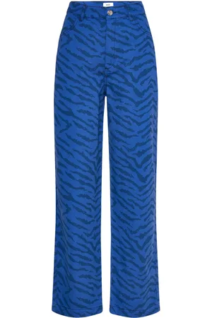 Mads Norgaard Sketch Denim Dearest Jeans Bottoms Jeans Wide Blue