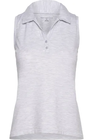 Travis Mathew Featherweight Active Sl Polo Sport Women Sport Clothing Sports Tops & T-shirts Sport Polos Grey