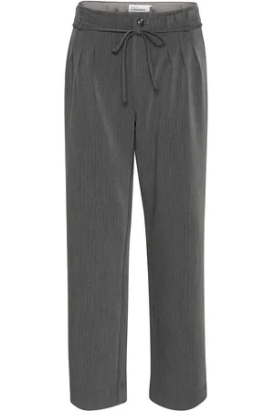 Karen by Simonsen Kbro Pants Bottoms Trousers Wide Leg Grey