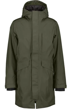 Didriksons Kenny Usx Parka 7 Parkas Jakke Green