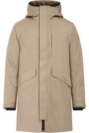 Didriksons Kenny Usx Parka 7 Parkas Jakke Beige
