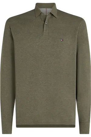 Tommy Hilfiger 1985 Regular Ls Polo Tops Polos Long-sleeved Green