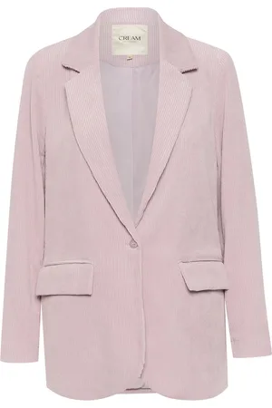 Cream Crcory Long Sleeve Blazer Blazers Single Breasted Blazers Pink