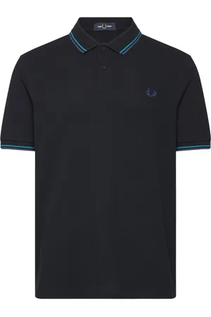 Fred Perry Twin Tipped Fp Shirt Tops Polos Short-sleeved Black