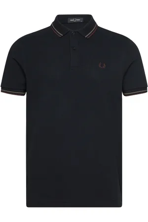 Fred Perry Twin Tipped Fp Shirt Tops Polos Short-sleeved Navy