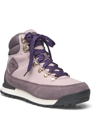 The North Face W Back-To-Berkeley Iv Textile Wp Sport Sport Shoes Outdoor-hiking Shoes Purple