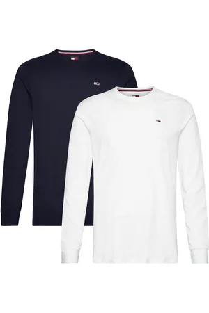 Tommy Hilfiger Tjm Reg 2 Pack Ls Tee Tops T-shirts Long-sleeved Blue