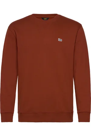 Lee Plain Crew Sws Tops T-shirts Long-sleeved Orange