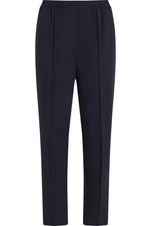 Tommy Hilfiger Punto Pull On Tapered Pant Bottoms Trousers Straight Leg Navy
