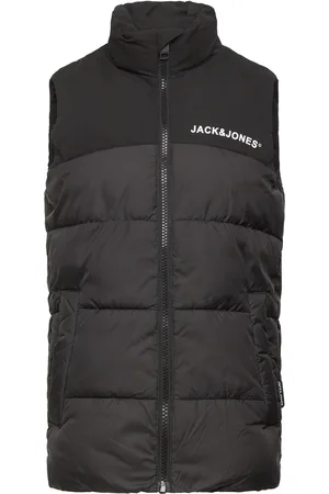 JACK & JONES Jjmoon Bodywarmer Stand Collar Jnr Fôret Vest Black Jack & J S