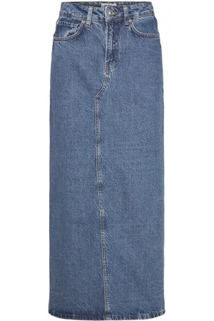 Ivy Copenhagen Ivy-Zoe Maxi Skirt Wash Jaca Skirts Maxi Skirts Blue