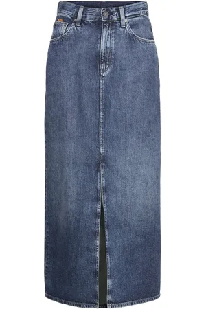 G-Star Viktoria Long Skirt Wmn Langt Skjørt Blue