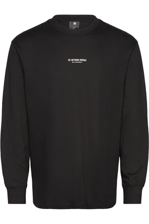 G-Star Center Chest Boxy R T L\S Tops T-shirts Long-sleeved Black