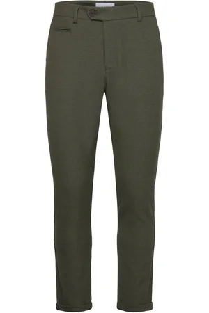 Les Deux Como Structure Suit Pants Bottoms Trousers Formal Green