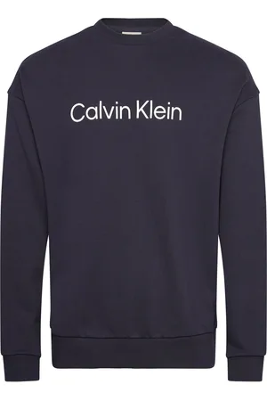 Calvin Klein Hero Logo Comfort Sweatshirt Tops T-shirts Long-sleeved Navy
