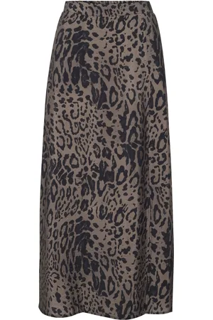Kaffe Kajemma Skirt Skirts Maxi Skirts Brown