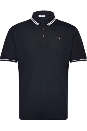Calvin Klein Links Polo Sport Men Sport Clothing Sport Tops Sport Polos Sport Short-sleeved Polos Navy