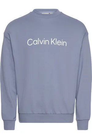 Calvin Klein Hero Logo Comfort Sweatshirt Tops T-shirts Long-sleeved Blue
