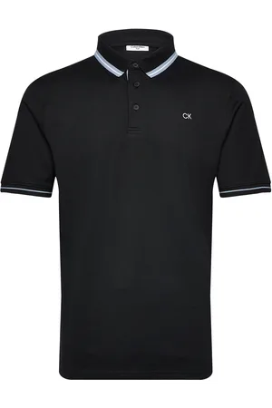 Calvin Klein Links Polo Sport Men Sport Clothing Sport Tops Sport Polos Sport Short-sleeved Polos Black