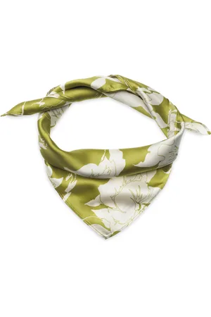 Rosemunde Rhjoan Sqaure Scarf Accessories Scarves Lightweight Scarves Green
