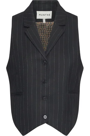 Munthe Thono Blazers Sleeveless Blazers Black