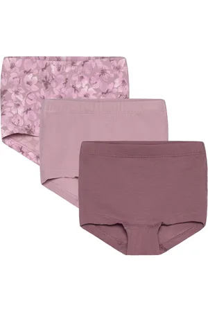 NAME IT Nmftights 3P Mauve Flower Noos Night & Underwear Underwear Panties Pink