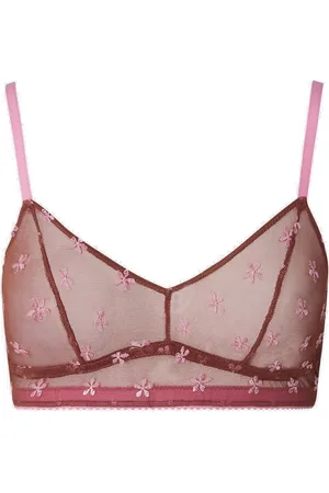 Understatement Lace Balc Tte Lingerie Bras & Tops Balc Tte Bras Brown
