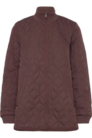 Ilse Jacobsen Quilt Jacket Vattert Jakke Brown
