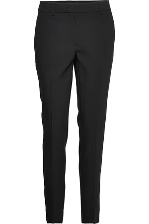 Bruuns Bazaar Cindysusbblinea Pants Bottoms Trousers Suitpants Black