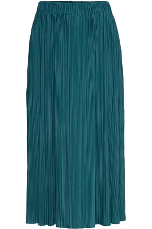 Samsøe Samsøe Uma Skirt 10167 Knelangt Skjørt Blue