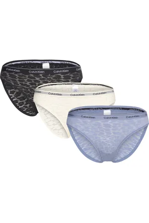 Calvin Klein Bikini 3Pk Truse Brief Truse Multi/patterned