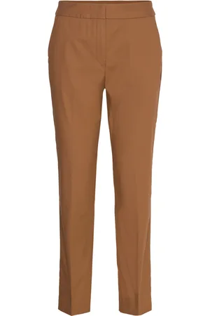 GANT Slim Slack Bottoms Trousers Slim Fit Trousers Brown