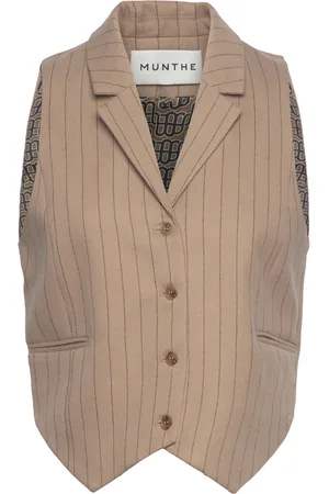Munthe Thono Blazers Sleeveless Blazers Brown