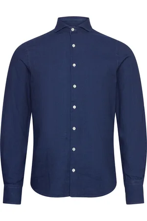 SIR of Sweden Agnelli Shirt Tops Shirts Business Navy