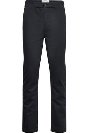 Bruun & Stengade Bs Malik Regular Fit Chinos Bottoms Trousers Chinos Navy