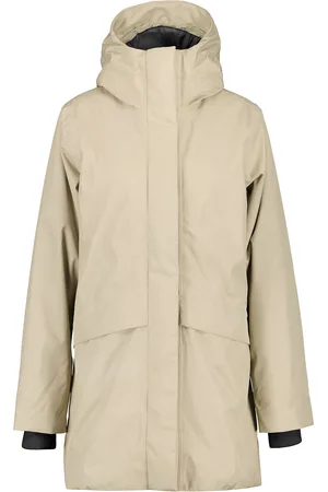 Didriksons Cajsa Wns Parka 6 Outerwear Rainwear Rain Coats Beige