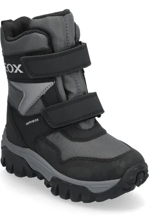 Geox J Himalaya Boy B Abx Vinterstøvletter Med Borrelås Black