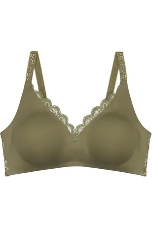 Triumph Amourette N01 Lingerie Bras & Tops Soft Bras Non Wired Bras Khaki Green
