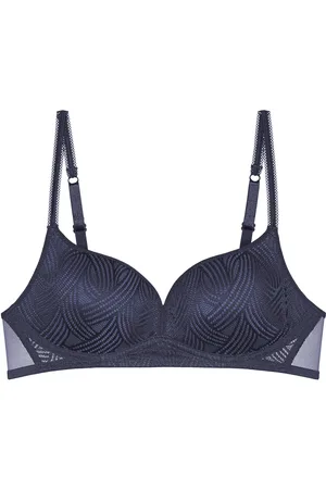 Triumph Delightful Spotlight P Lingerie Bras & Tops Soft Bras Non Wired Bras Blue