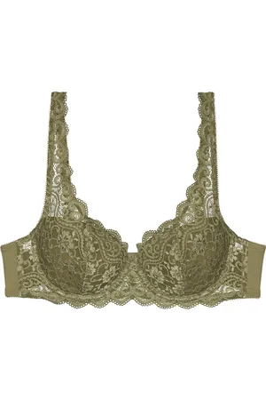 Triumph Amourette Whp Lingerie Bras & Tops Plunge Bras Khaki Green