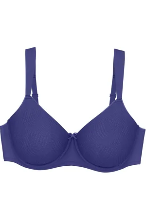 Triumph Essential Minimizer T W X Lingerie Bras & Tops Full Cup Bras Navy