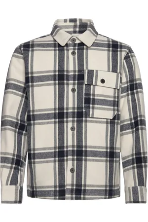 TOM TAILOR Cosy Shirt Jacket Tops Overshirts Cream